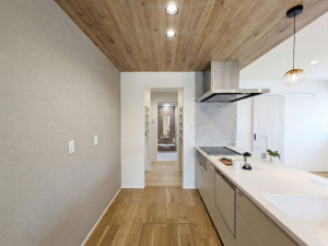 久留米市津福今町、新築一戸建てのキッチン画像です