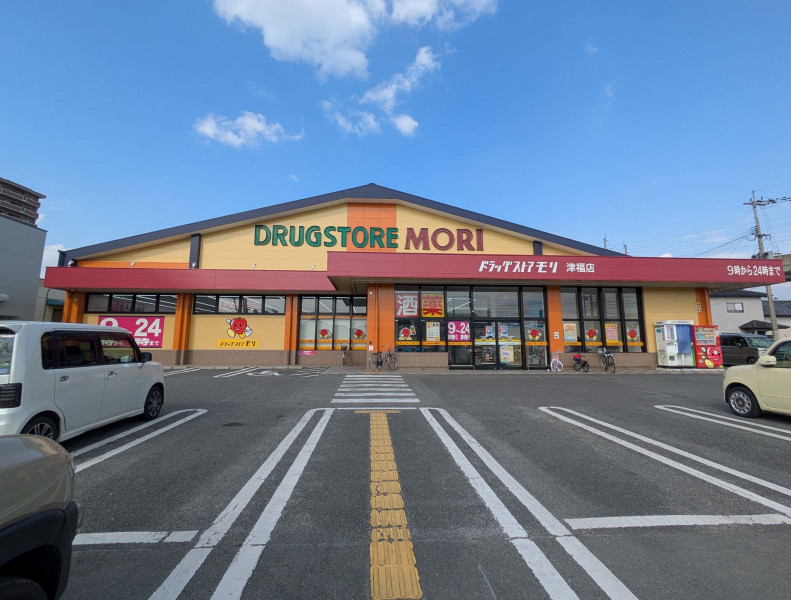 久留米市津福今町、新築一戸建てのドラッグストア画像です