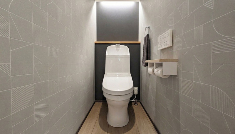 久留米市津福今町、新築一戸建てのトイレ画像です