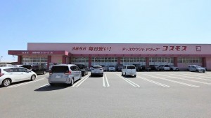 朝倉郡筑前町東小田、新築一戸建てのドラッグストア画像です