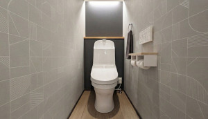 筑紫野市桜台、新築一戸建てのトイレ画像です