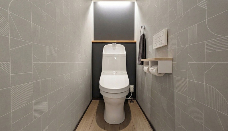 筑紫野市桜台、新築一戸建てのトイレ画像です