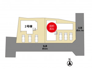 柳川市三橋町蒲船津、新築一戸建ての画像です