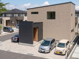 神埼郡吉野ヶ里町豆田、新築一戸建ての完成予想図（外観）画像です
