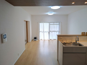 福岡市早良区昭代、マンションの居間画像です
