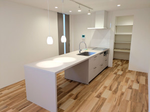 大野城市乙金、新築一戸建てのキッチン画像です