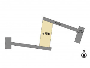 福岡市南区若久、土地の間取り画像です