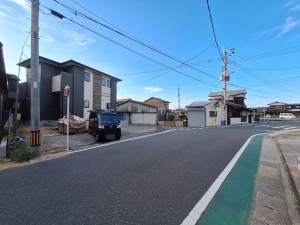 福津市西福間、新築一戸建ての外観画像です