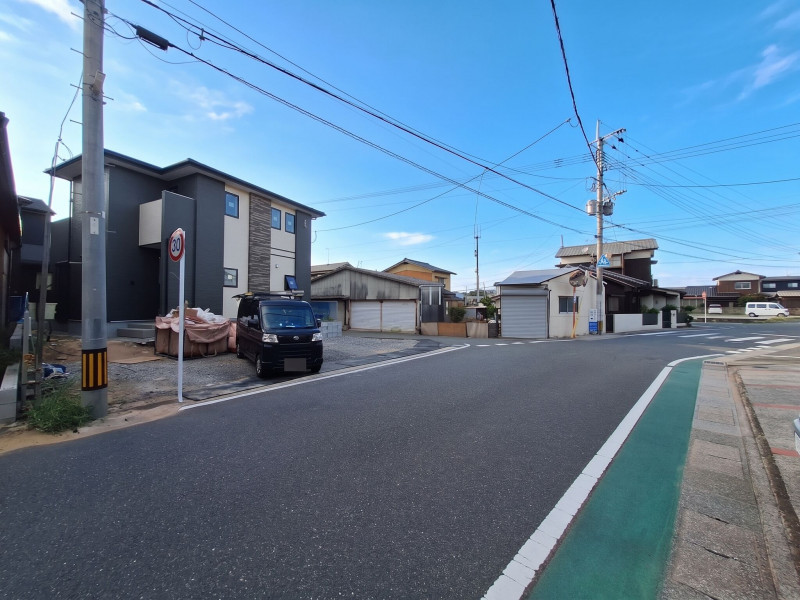 福津市西福間、新築一戸建ての外観画像です