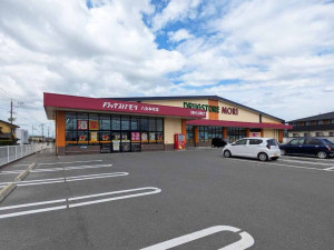 八女市吉田、新築一戸建てのドラッグストア画像です
