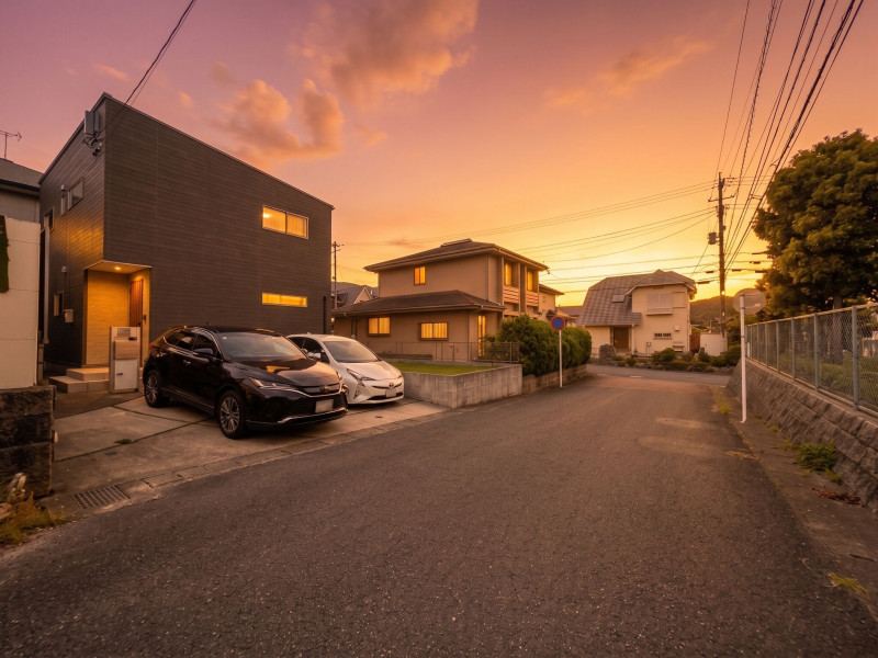 糟屋郡宇美町四王寺坂、中古一戸建ての外観画像です