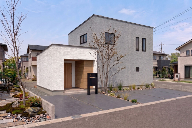 八女市吉田、新築一戸建ての完成予想図（外観）画像です