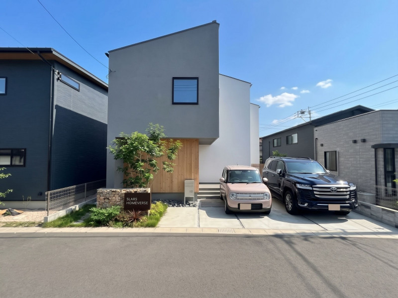 小郡市大板井、新築一戸建ての外観画像です