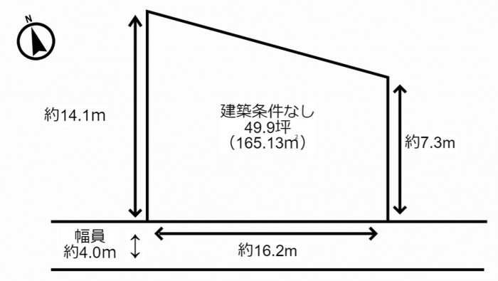 刈谷市東境町新林の土地の画像です