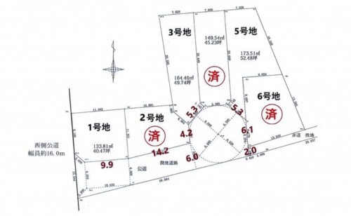 刈谷市東境町間野四郎、土地の間取り画像です