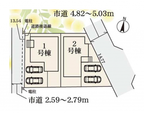 刈谷市野田町新上納の一戸建ての画像です