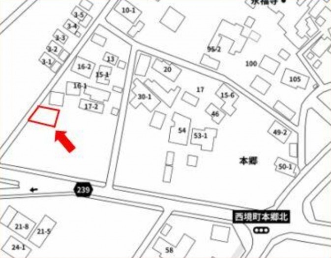 刈谷市西境町本郷の土地の画像です