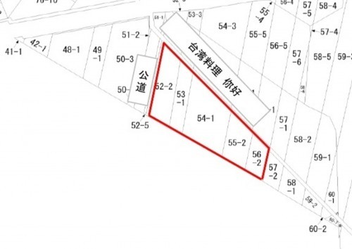 刈谷市野田町陣戸池、土地の間取り画像です