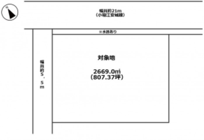 刈谷市小垣江町高根の土地の画像です
