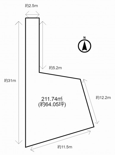 刈谷市原崎町３丁目の土地の画像です