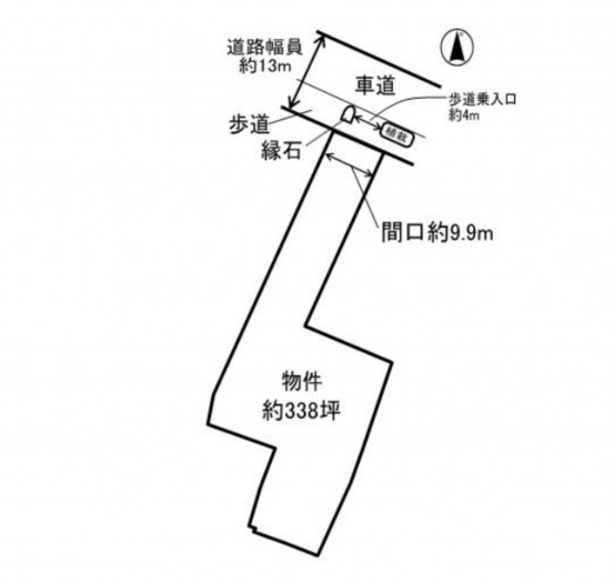 知立市来迎寺町足軽の土地の画像です