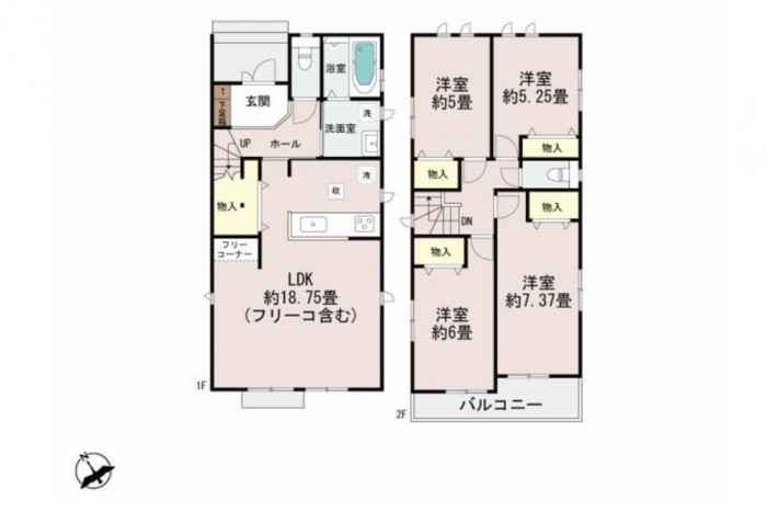 刈谷市一ツ木町岐路の一戸建ての画像です