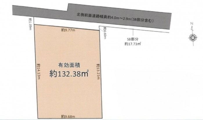 刈谷市野田町新上納の土地の画像です