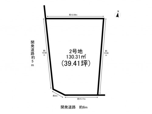 刈谷市高津波町５丁目、土地の間取り画像です