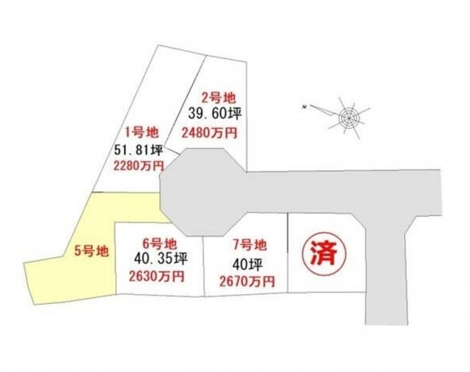 刈谷市高津波町５丁目の土地の画像です