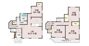 知立市八ツ田町の一戸建ての画像です