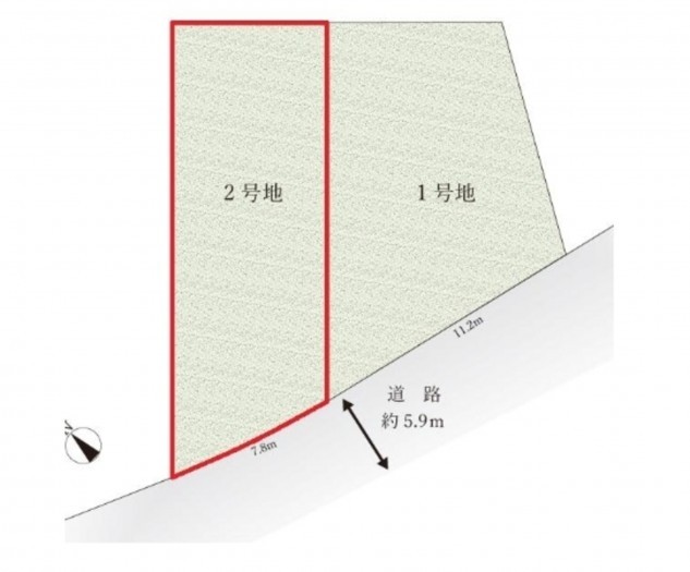 刈谷市大正町２丁目の土地の画像です