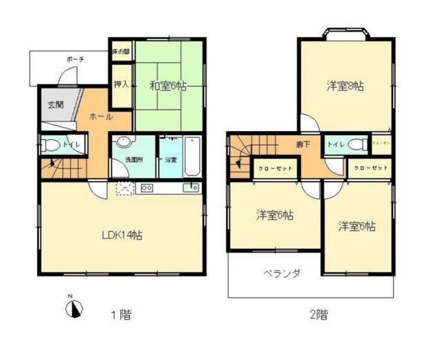 知立市八橋町登城の一戸建ての画像です