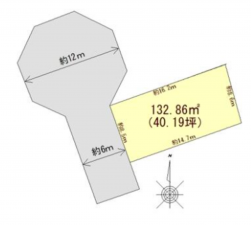 刈谷市高津波町５丁目の土地の画像です