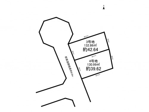 刈谷市高津波町５丁目、土地の間取り画像です