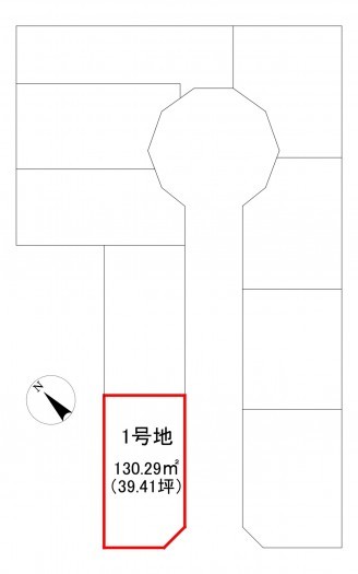 刈谷市井ケ谷町井田の土地の画像です