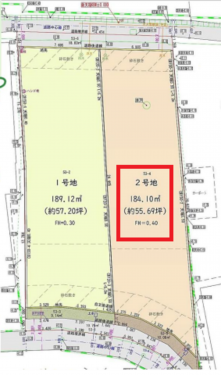 刈谷市井ケ谷町中ノ嶋、土地の間取り画像です