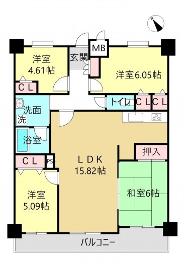知立市新池1-53のマンションの画像です