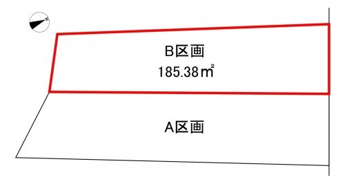 刈谷市小垣江町東中根、土地の間取り画像です