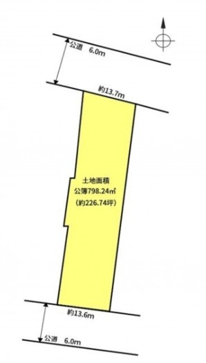 刈谷市山池町２丁目の土地の画像です