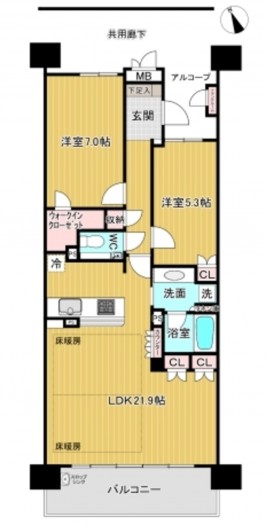 刈谷市南桜町１丁目のマンションの画像です