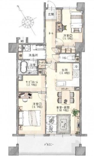 刈谷市東刈谷町１丁目のマンションの画像です