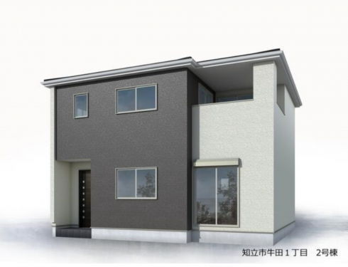 知立市牛田１丁目、一戸建ての完成予想図（外観）画像です