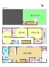 刈谷市築地町５丁目の一戸建ての画像です