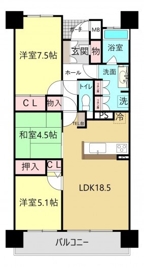 刈谷市松坂町４丁目のマンションの画像です