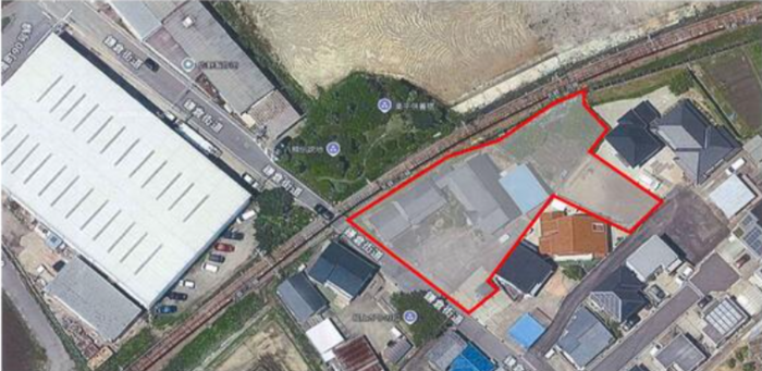 知立市八橋町五輪の土地の画像です
