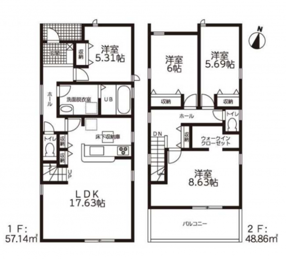 刈谷市今川町山ノ端の一戸建ての画像です