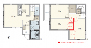 知立市西町新川の一戸建ての画像です