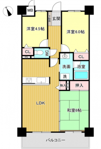 刈谷市板倉町１丁目のマンションの画像です