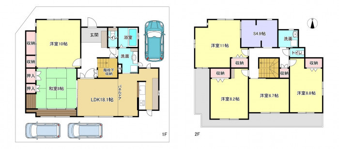 刈谷市野田町西田の一戸建ての画像です