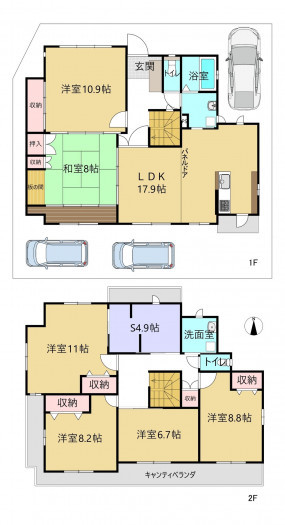 刈谷市野田町西田の一戸建ての画像です